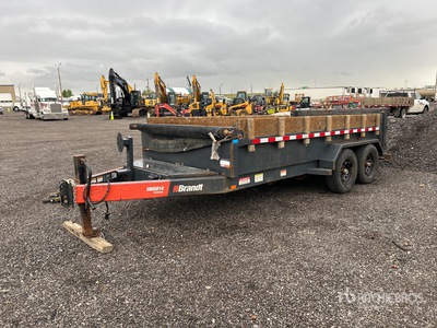 2020 Brandt UBD814 14 ft T/A Dump Utility Trailer