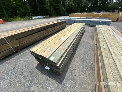Quantity of (24)  3 in x 10 in x 16 ft Pressure Treated Tongue and Groove Legname