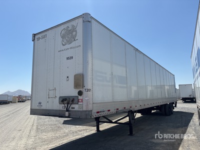 2019 Hyundai VC2530152-AJSW 53 ft x 102 in T/A Remolque de furgoneta
