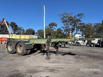 1993 Krueger 6 m Bogie/A Containerchassis