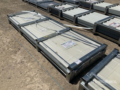Quantity of (150) 2026 STARVOX S3048Q Galvalume Corrugated Steel Panels (Unused)