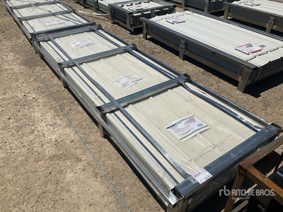 Quantity of (150) 2026 STARVOX S3048Q Galvalume Corrugated Steel Panels (Unused)