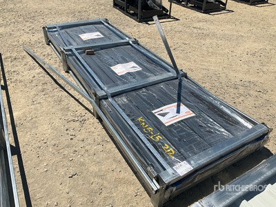 Quantity of (100) 2026 STARVOX S3048F Galvalume Corrugated Steel Panels (Black) (Unused)