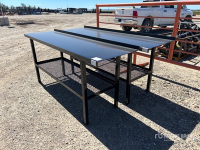 Quantity of (2) 96 in x 26 in x 40 in Welding Table (Unused)