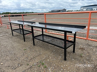 Quantity of (2) 96 in x 26 in x 40 in Welding Table (Unused)