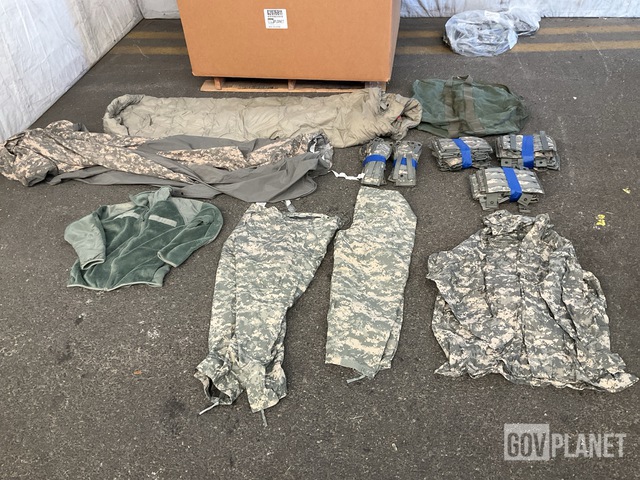 (196) Mag Pouches, (17) Sleeping Bags, (7) Bivy Covers & Assorted Items