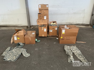 (843) Inserts, (104) Waist Packs, (63) Pairs of Trousers & (32) Parkas