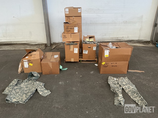 (843) Inserts, (104) Waist Packs, (63) Pairs of Trousers & (32) Parkas