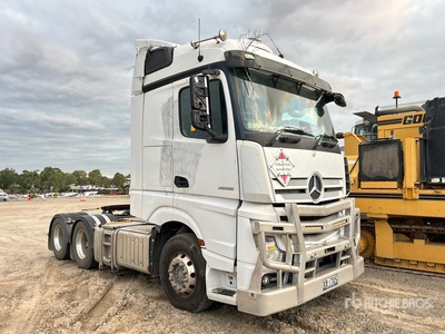 2019 Mercedes-Benz Actros 2658 3- Achs Sattelzugmaschine mit Schlafkabine