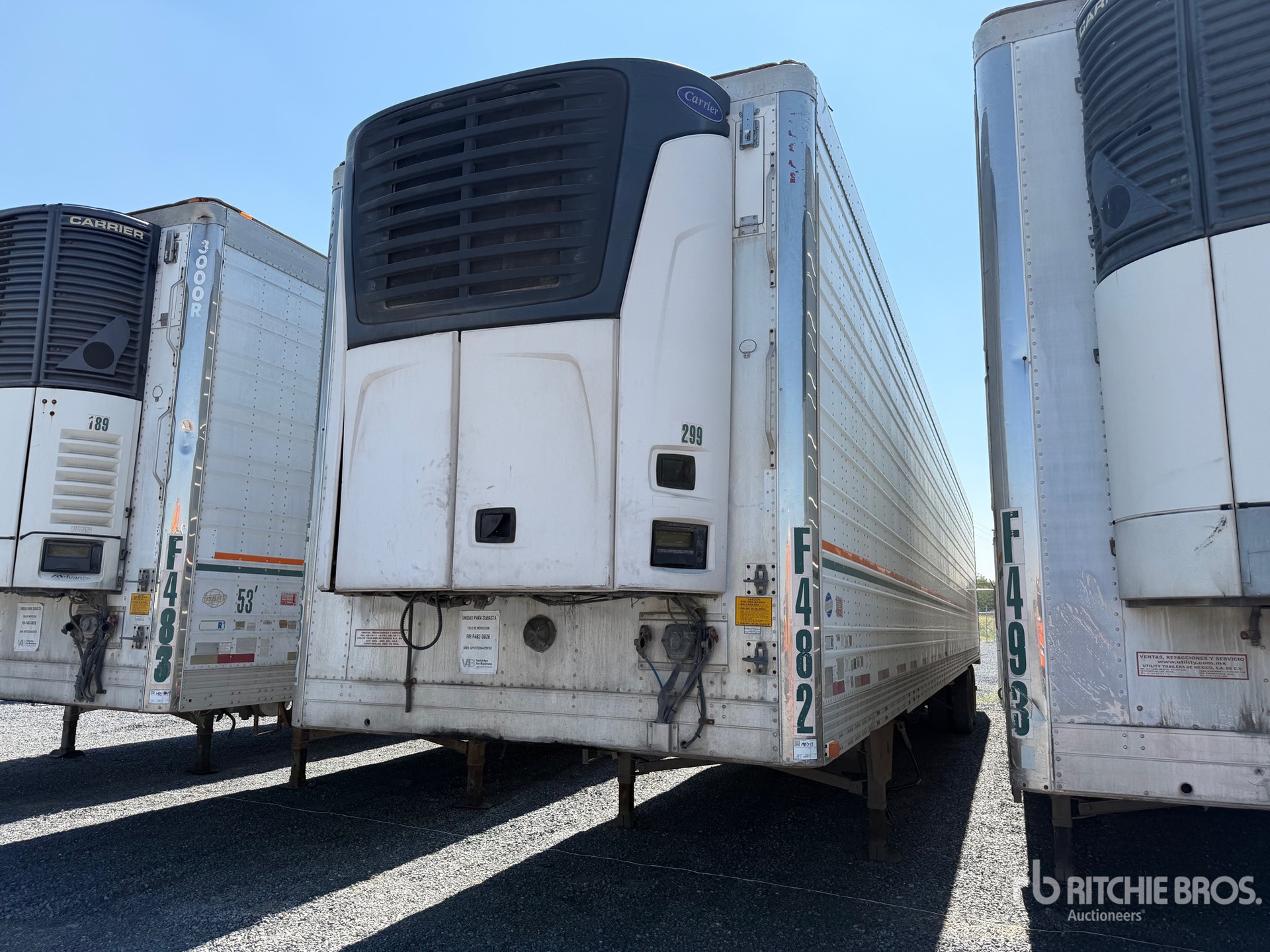 2004 Utility X2 2500 A 53 ft x 102 in T/A Caja Refrigerada / Refrigerated Trailer