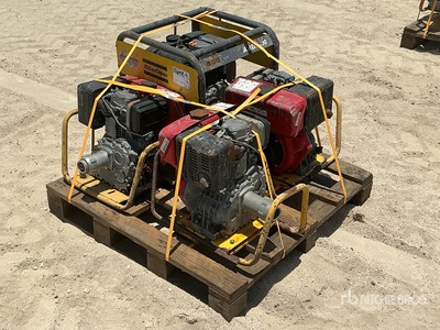 Quantity of (4) Atlas Copco & Robin Concrete Vibrator