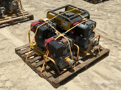 Quantity of (4) Atlas Copco & Robin Concrete Vibrator