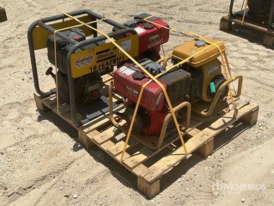 Quantity of (4) Atlas Copco & Robin Concrete Vibrator