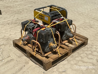 Quantity of (4) Atlas Copco & Robin Concrete Vibrator