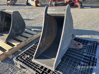 350 mm Cleanup Excavator Bucket - Fits 5 Ton