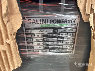 2026 Salini VgR15 Generator Set