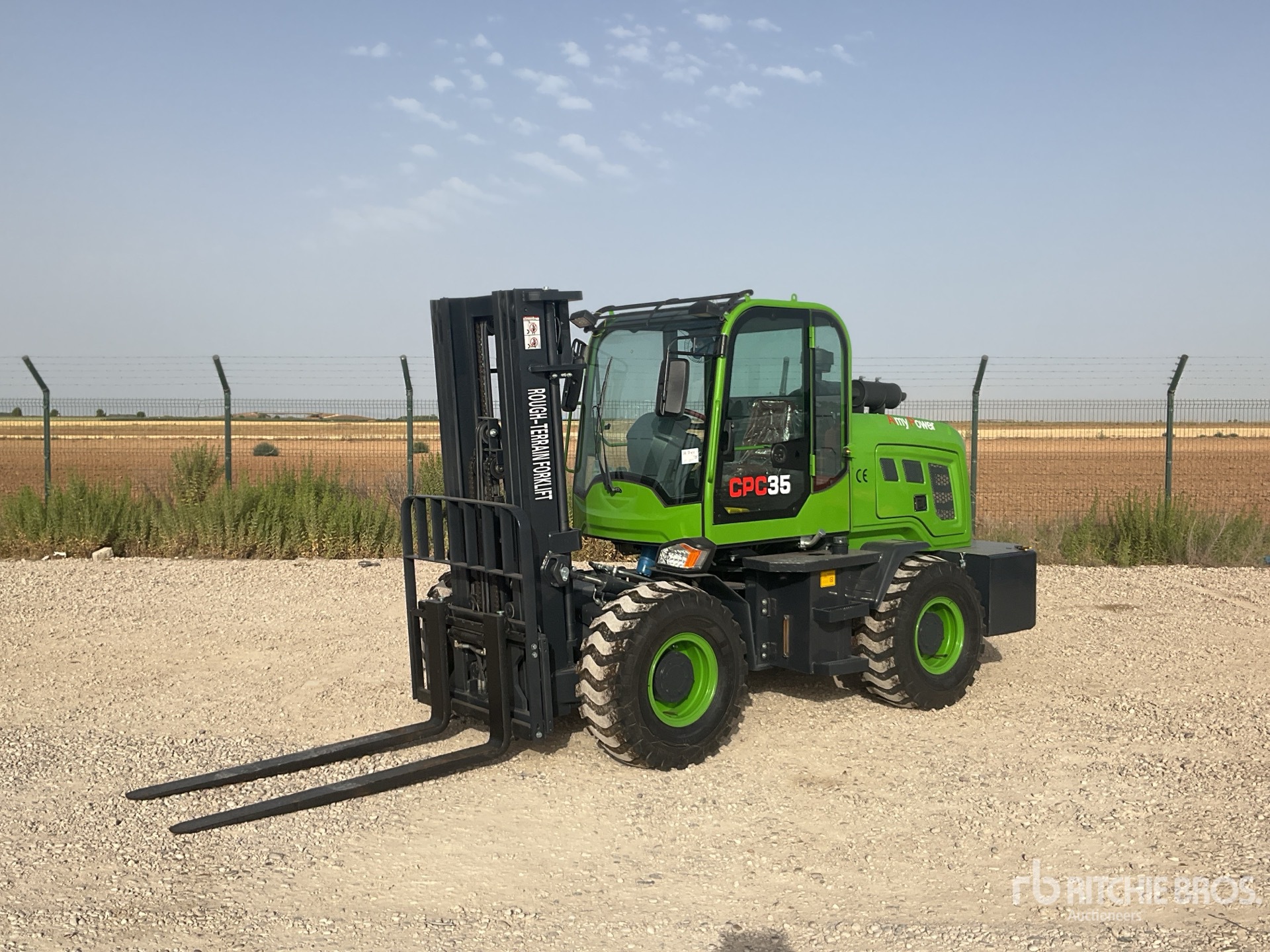 2026 AMY POWER CPC35 4x4 Rough Terrain Forklift (Unused)