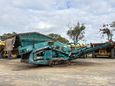 2008 Powerscreen Warrior 1400 Scalping Screen Scherminstallatie