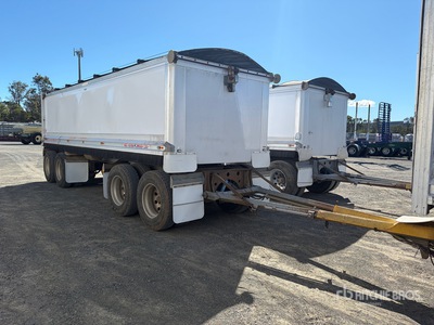 2008 Hamelex-White Quad/A kiep aanhangwagen