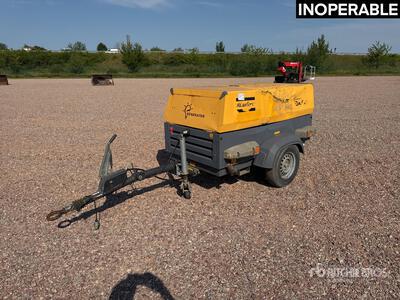 2011 Atlas Copco Qax 30 400V-3 Mobile Groupe Electrogene Groupe électrogène (Inoperable)