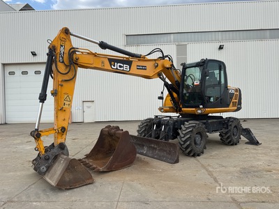 JCB JS145W TAB Pelle Sur Pneus Koparka kołowa
