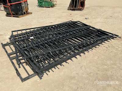 Quantity of (3) 6 m Bi-Parting Driveway Gate (Unused)