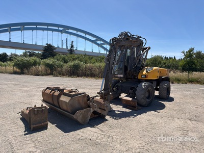 2014 Mecalac 12MSX Pelle Sur Pneus Wheel Excavator