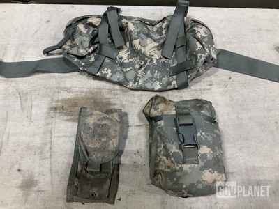 (303) M4 Two Mag Pouches, (47) Waist Packs & Assorted Items