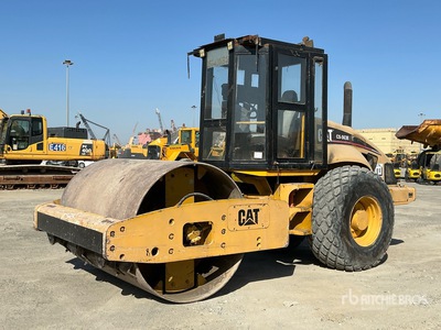2007 Cat CS563E Walzenzug mit Glattmantelbandage