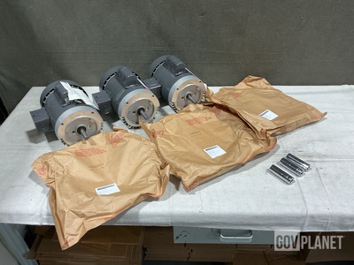 (6) Industrial Motors, (11) Flexible Shaft Assemblies & Assorted Items