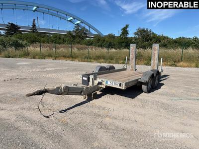 2014 ECIM 2AFP350TA 2740 kg 3.65 m T/A Remorque Geräteanhänger (Inoperable)
