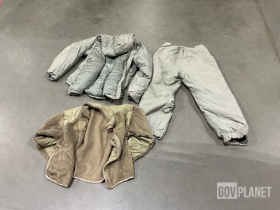 (44) Cold Weather Jackets, (24) Cold Weather Parkas & Assorted Items