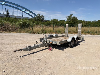 2013 ECIM 2AFP350TA 2700 kg 3.55 m T/A Remorque 2 Essieux Przyczepa do sprzętu
