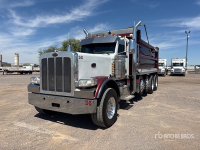 2015 Peterbilt 389 10x4 Simple 14 Quad/A Dump Truck (Glider Kit)