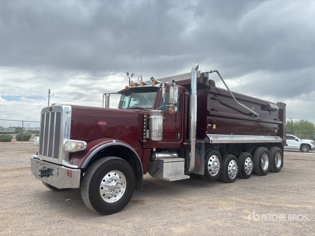 2018 Peterbilt 389 6x4 Simple 16 Five Axle Dump Truck (Glider Kit)