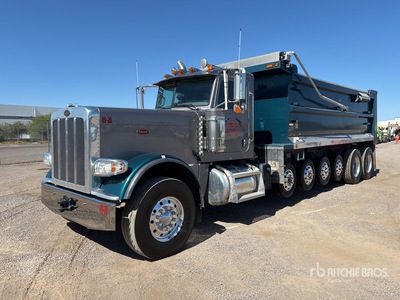2020 Peterbilt 389 14x4 Simple 18 Five Axle Dump Truck