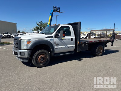 2015 Ford F-550 XL 4x4 Flatbed Truck