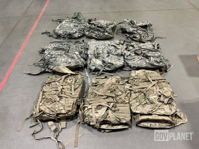(15) Field Packs, (9) Rucksacks, (9) Waist Belts & (9) Load Lifter Attachments