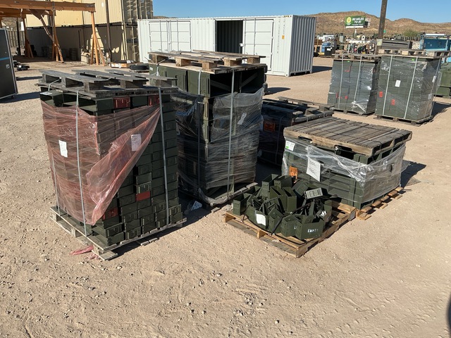 (596) Assorted Ammo Cans