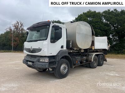2007 Secmair Chipsealer 5000 L on 2007 Renault Kerax 410 DXI 6x4 Camion Ampliroll Repandeuse A Bitume Asfalt Verdeelwagen