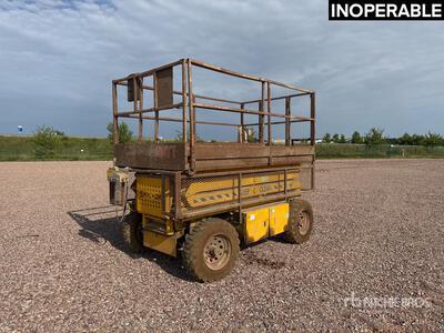 1998 Skyjack 4x4 Diesel Nacelle Ciseau Scissor Lift (Inoperable)