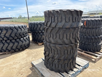 Quantity of (4) 14-17.5 を見 Tires (Unused) - Fits Skid Steer