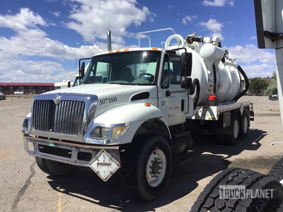 2007 Presvac System on 2007 International 7400 6x4 Vacuum Tanker Truck
