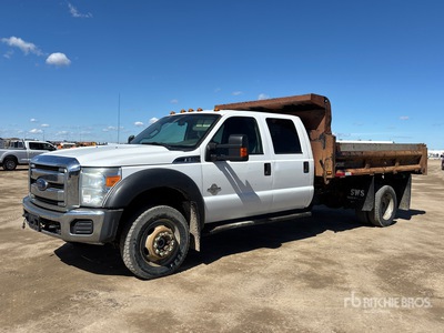 2015 Ford F-550 XLT 4x4 Crew Cab Dump Truck (Inoperable)