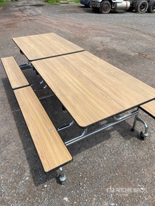 Lot of (15) Sico Folding Rollaway Table