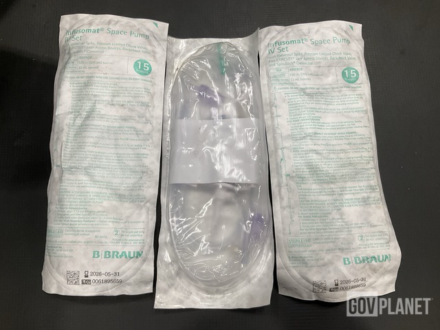 (44) Cases of Braun 490102 Infusomat Space Pump IV Sets