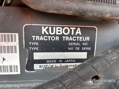 2019 Kubota B2301HSD 4WD ユーティリティトラクター