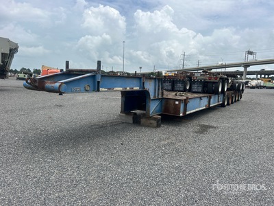 Bennett 45 ft 5 Rows of 4 Turntable Lowboy 油田用フロートトレイラー