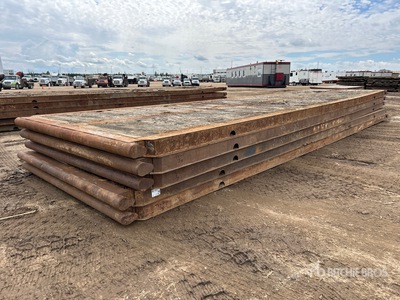 Quantity of (5) 8 ft x 30 ft Rig Esteras