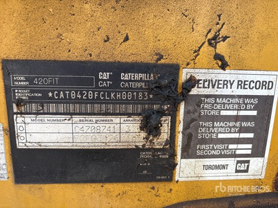 2013 Cat 420FIT 4x4 Backhoe Loader